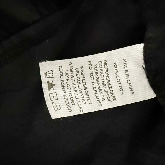 HILL HOUSE | Solid Black Louisa Nap Dress Puffed Puff Sleeves Midi Length | XXL - Picture 7 of 7